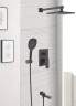 Душевая система встраиваемая Rose R2835H, черный