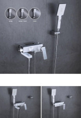 Смеситель для ванны Rose R1402F, белый/хром