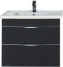 Тумба с раковиной Aquanet Эвора 80 серый антрацит