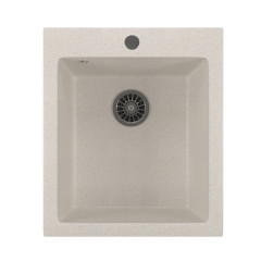 Мойка из искусственного мрамора MIXLINE ML-GM14 42x49,5 (525099)