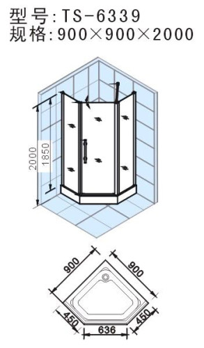 Душевой уголок Appollo TS-6339