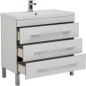 Тумба под раковину Aquanet Верона 90 белый (напольная 3 ящика)