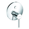 Смеситель для ванны и душа KLUDI BOZZ встраиваемый, внешняя часть с автоматическим переключателем воды PUSH&SWITCH, хром (386590576)