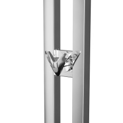 Полотенцесушитель электрический (I-образный) Bauedge Stella Square DB-0079, 13x160 см