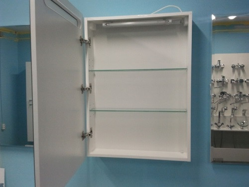 Зеркало-шкаф AQUATON Америна 60, левое, белый (1A135302AM01L)