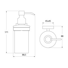 Дозатор жидкого мыла Iddis Edifice EDIMBG0i46