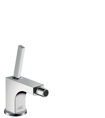 Смеситель для биде Axor Citterio 90, однорычажный, со сливным гарнитуром, хром (39210000)
