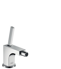 Смеситель для биде Axor Citterio 90, однорычажный, со сливным гарнитуром, хром (39210000)