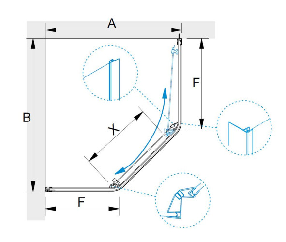 Душевой уголок RGW PA-86 арт. 38088690-11