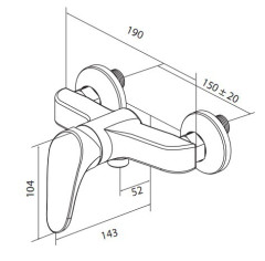 Смеситель  AM PM Joy F8520000