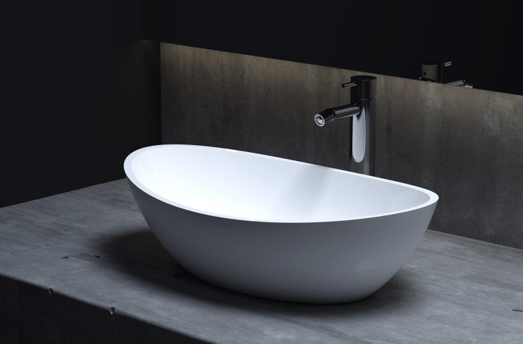 Раковина накладная Salini CALLISTA 103 покраска по RAL полностью