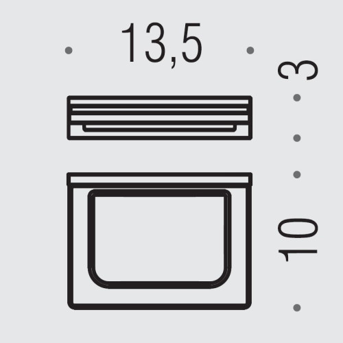 Мыльница Colombo Design Look B1601.000