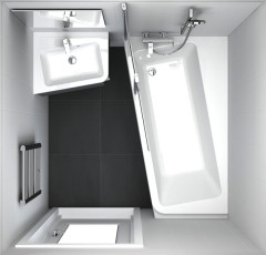 Ванна акриловая Ravak 10° 170х100 P белая