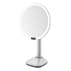 Зеркало настольное с увеличением 5х JAVA S-M8888W белый