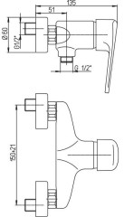Смеситель Paini Cooper 80CR511