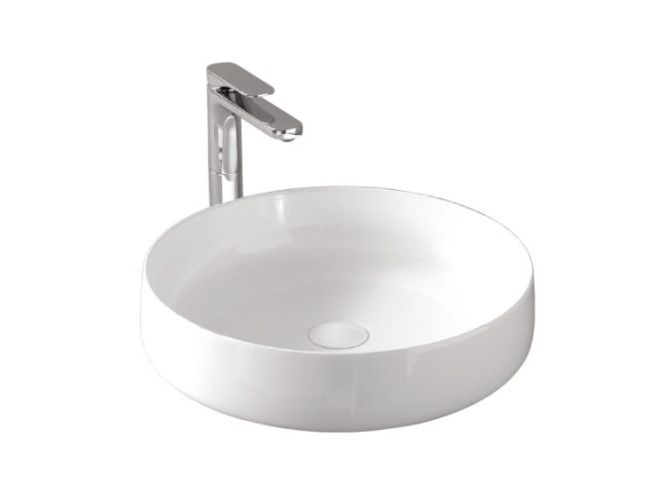 Раковина Artceram Cognac 480*480*125 отверстия для смесителя-отсутствуют Matt Black