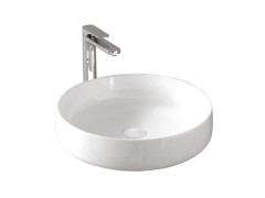 Раковина Artceram Cognac 480*480*125 отверстия для смесителя-отсутствуют Matt Black