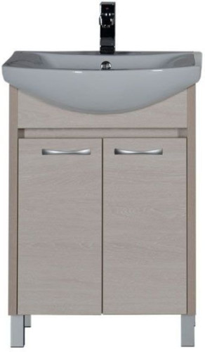 Мебель для ванной Aquanet Донна 60 белый дуб (2 дверцы)