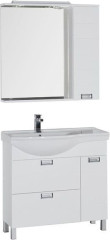 Мебель для ванной Aquanet Сити 90 L белый