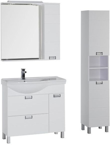 Мебель для ванной Aquanet Сити 90 L белый