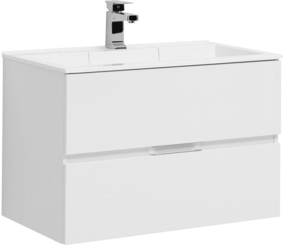 Тумба с раковиной Aquanet Алвита 80 белый