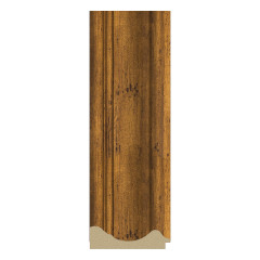 Зеркало напольное с фацетом EVOFORM в багетной раме травленая бронза, 114х204 см, BY 6169