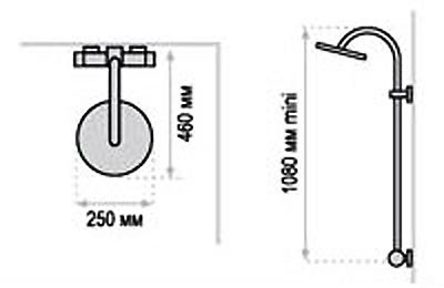 Душевая система Valentin Key West