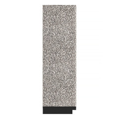 Зеркало настенное Polygon EVOFORM в багетной раме чеканка серебряная, 66х86 см, BY 7187