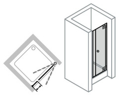 Душевая дверь в нишу Huppe MS 138 MT0059.W02.352