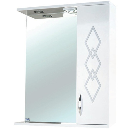 Зеркальный шкаф Bellezza Элеганс 55 с подсветкой