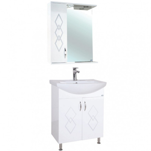 Зеркальный шкаф Bellezza Элеганс 55 с подсветкой