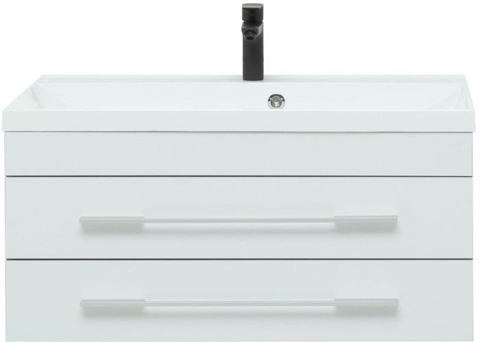 Тумба под раковину Aquanet Верона 90 белый (подвесная 2 ящика)
