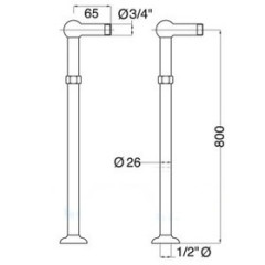 Напольные колонны Bugnatese 19640