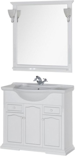 Зеркало Aquanet Тулуза 90 белый