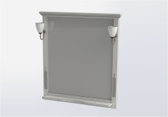 Зеркало Aquanet Тулуза 90 белый