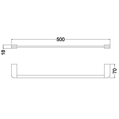 Держатель для полотенец Schein Allom 22812