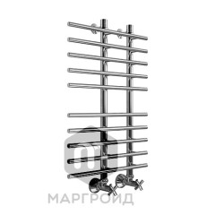Полотенцесушитель водяной Маргроид Вид 63 Премиум форма лесенка х50, цвет Хром (B63П 100*15*50)