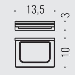 Мыльница Colombo Design Look B1601.RRO