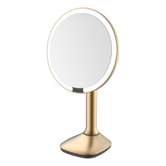 Зеркало настольное с увеличением 5х JAVA S-M8888LB матовое золото