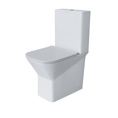 Унитаз Grossman Cristal GR-4471S (600*355*860) напольный БЕЗОБОДКОВЫЙ с тонкой крышкой