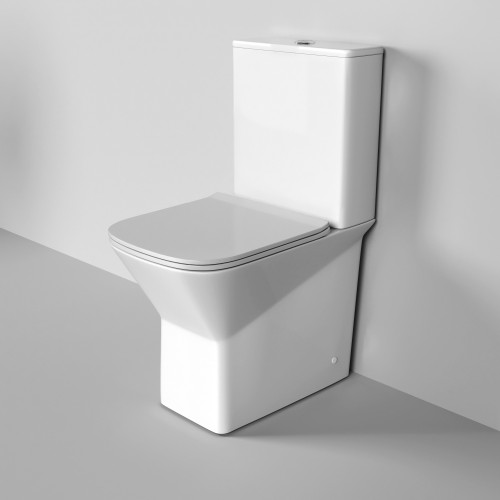 Унитаз Grossman Cristal GR-4471S (600*355*860) напольный БЕЗОБОДКОВЫЙ с тонкой крышкой