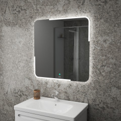 Зеркало OWL 1975 Otalia с LED подсветкой, 800х800