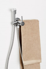 AQG, полотенцедержатель для гигиенического душа, цвет хром