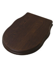 Сиденье для унитаза цвет орех/бронза