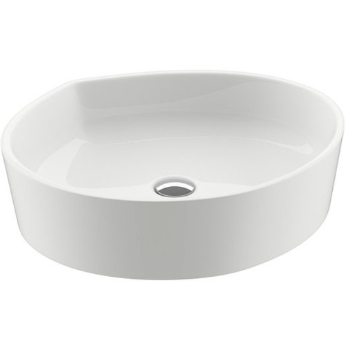 Раковина накладная Ravak 46.3х38.9х12 литьевой мрамор, цвет Белый (XJN01300004)