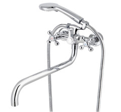 Смеситель для ванны с душем KAISER Carlson Lux (11155)