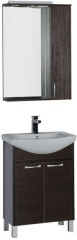 Мебель для ванной Aquanet Донна 60 венге (2 дверцы)