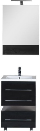 Мебель для ванной Aquanet Нота 58 черный (камерино)