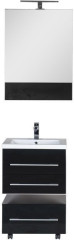 Мебель для ванной Aquanet Нота 58 черный (камерино)