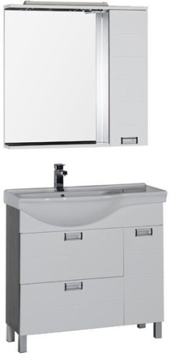 Мебель для ванной Aquanet Сити 90 L венге